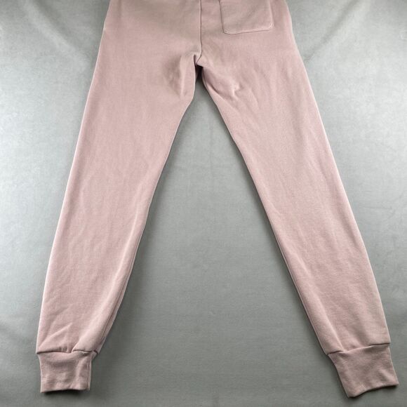 American Apparel Sweatpants Mens M Mauve Flex Fleece Joggers Cuffed Pockets Rare - Picture 2 of 10